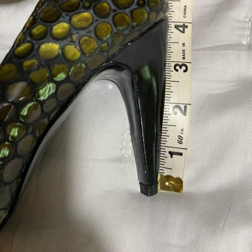 Bcbg green croc print worn once - Picture 7 of 11